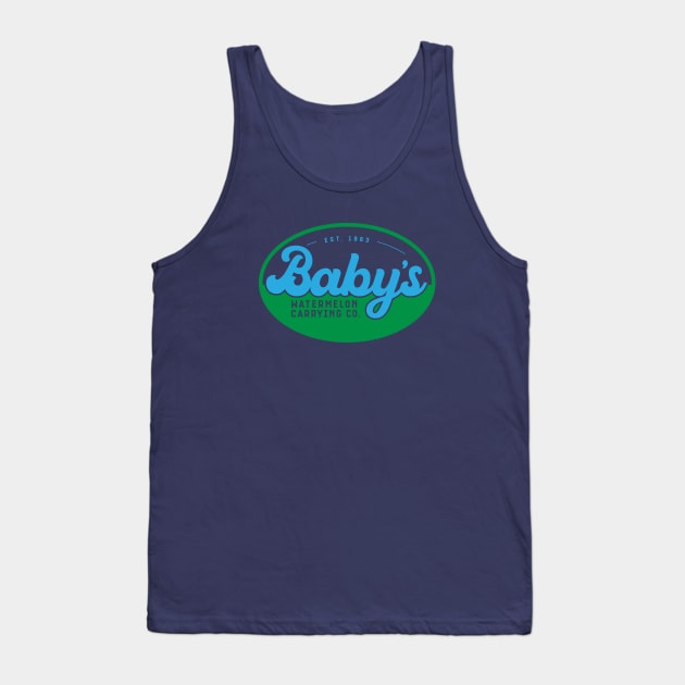 Baby's Watermelon Carrying Company Tank Top by mikevotava